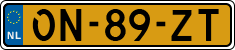 License plate of the Netherlands, Semi-trailers