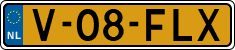 License plate of the Netherlands, Light Commercial Vehicles (1994 system)