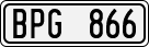 License plate of Sweden, Regular plates