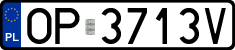 License plates of Poland, Regular car plates