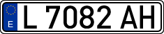 License plates of Spain, 1971 year series