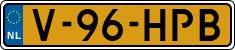 License plate of the Netherlands, Light Commercial Vehicles (1994 system)