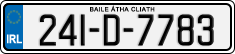 License plate of Ireland, Regular plates