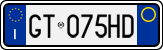 License plate of Italy, Cars (1994 year series)