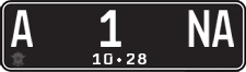 License plate of Indonesia, Regular plates