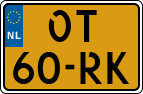 License plate of the Netherlands, Semi-trailers