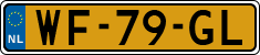 License plate of the Netherlands, Trailers