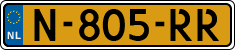 License plate of the Netherlands, Cars