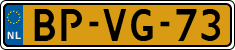 License plate of the Netherlands, Heavy Commercial Vehicles (1994 system)