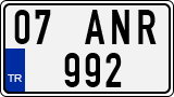 License plate of Turkey, Regular plates
