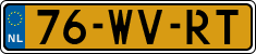 License plate of the Netherlands, Trailers