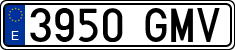 License plates of Spain, Ordinary (2000)