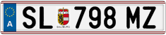 License plate of Austria, Regular plates