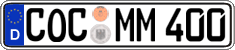 German license plate, Regular plates