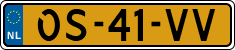 License plate of the Netherlands, Semi-trailers