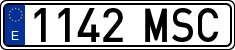 License plates of Spain, Ordinary (2000)