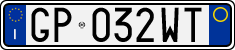 License plate of Italy, Cars (1994 year series)