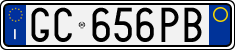 License plate of Italy, Cars (1994 year series)