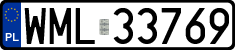 License plates of Poland, Regular car plates
