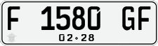 License plate of Indonesia, Regular plates