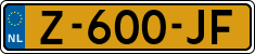 License plate of the Netherlands, Cars