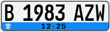 License plate of Indonesia, Regular plates
