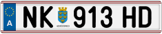 License plate of Austria, Regular plates