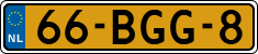 License plate of the Netherlands, Heavy Commercial Vehicles (1994 system)