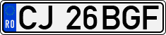 License plate of Romania, Regular plates