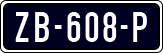 License plate of the Netherlands, Cars