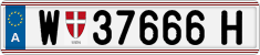 License plate of Austria, Regular plates