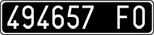 License plate of Italy, Cars (1927 year series)
