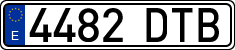 License plates of Spain, Ordinary (2000)