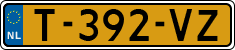 License plate of the Netherlands, Cars
