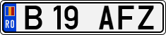 License plate of Romania, Regular plates