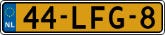 License plate of the Netherlands, Cars