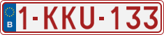 License plate of Belgium, Regular plates (2010)
