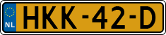 License plate of the Netherlands, Cars