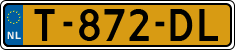 License plate of the Netherlands, Cars