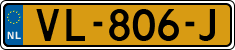 License plate of the Netherlands, Light Commercial Vehicles (1994 system)
