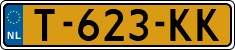 License plate of the Netherlands, Cars