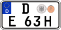 German license plate, Plates for oldtimers (type 