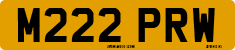License plate of the United Kingdom, 1983 year system
