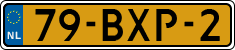 License plate of the Netherlands, Heavy Commercial Vehicles (1994 system)