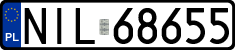 License plates of Poland, Regular car plates