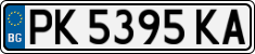 License plate of Bulgaria, Cars