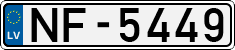License plate of Latvia, Regular car plates