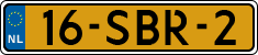 License plate of the Netherlands, Cars