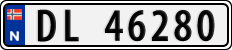 License plate of Norway, Cars