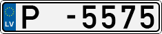 License plate of Latvia, Trailers